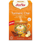 ชาไชทองคำผสมขมิ้น ออร์แกนิค (17 x 2 กรัม) 34 กรัม - YOGI TEA
